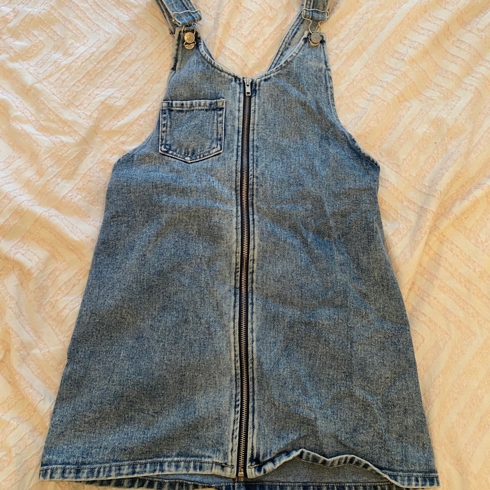 PACSUN DENIM OVERALL DRESS